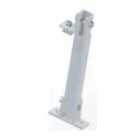 Estructura - Base ajustable trasera 15-30 grados para inclinar 2 rieles en techo plano