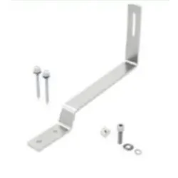 Base para anclaje del riel en techo con tejas con 2 tornillos madera, 2