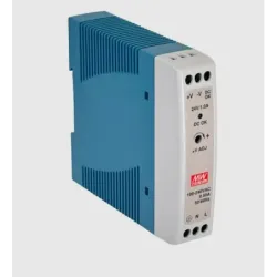 Fuente de Poder Mean Well MDR-20-24 24VDC 24W 1A Ajustable Riel DIN 24mm