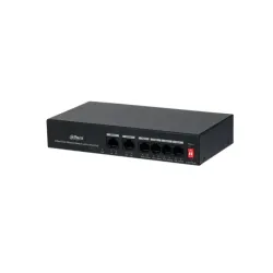 Switch PoE Fast Ethernet 6 Puertos No Administrable Dahua