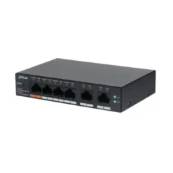 Switch Administrable en la Nube Dahua 6 Puertos (4 PoE - 2 Uplink)