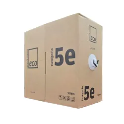 Eco Cable UTP Cat5e 25 AWG Gris 305 m CCA