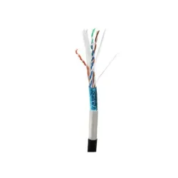 TX Cable F/UTP Cat6 23 AWG Negro 305 m Exterior Doble Chaqueta