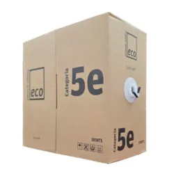 Eco Cable UTP Cat5e 25 AWG Blanco 305 m 100% Cobre