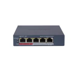 Hikvision Switch 5 Puertos Smart PoE- DS-3E1105P-EI/M(O-STD)V2 60W