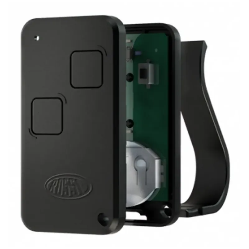 Control remoto Rossi TX CT NTX HCS 433 color negro con 2 canales