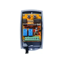 Receptor inalámbrico RX ATC 2 canales frecuencia 433 MHz