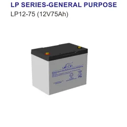 Batería AGM Leoch LP12-75 — 12V / 75Ah / Ciclo Profundo