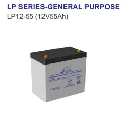 Batería AGM Leoch LP12-55 — 12V / 55Ah / Ciclo Profundo