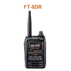 Radio Portátil Yaesu FT5DR — VHF/UHF 144–430 MHz / C4FM FDMA + FM / Dual Band / 5 W / Touch Screen / GPS / Bluetooth