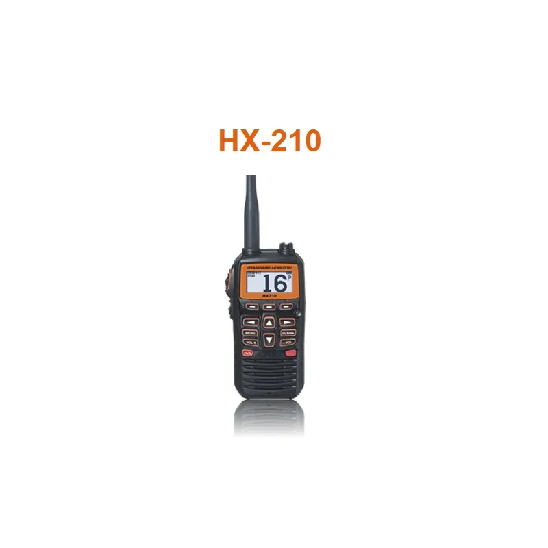 Radio Portátil Marino HX-210 — VHF Marino / 5 W / Compacto / IPX7 / Flotante
