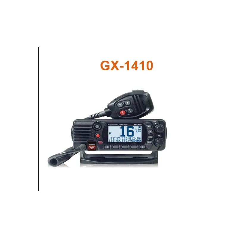 GX-1410 — Radio Móvil Marino Eclipse Fixed Mount VHF 25 W (Sin GPS)