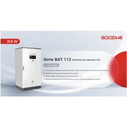 GoodWe GW112.6-BAT-AC-G10 Batería Litio Alto Voltaje 112,6kWh con Gabinete