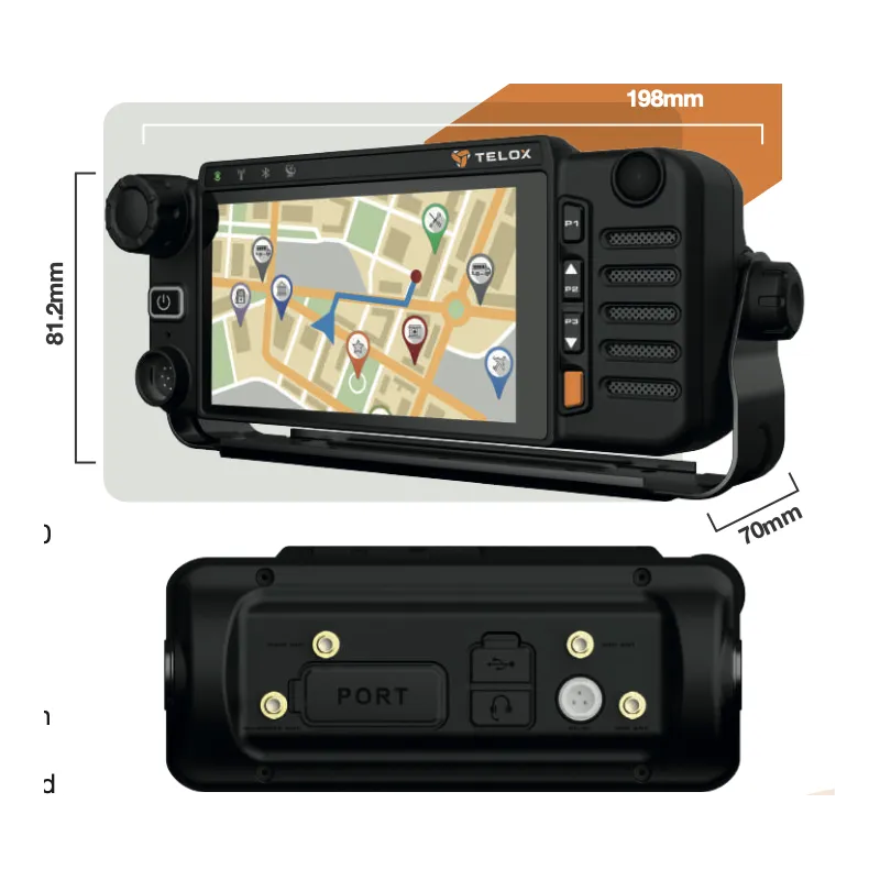 Telox M6G Terminal de Vehículo LTE Inteligente Android GPS