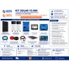 Kit Solar Victron 15kVA – 24 LONGi 645Wp + 2 Pylontech Fidus Plus 15kWh
