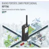 Hytera HP786 GPS – Radio Portátil Profesional DMR VHF/UHF con GPS y Pantalla a Color