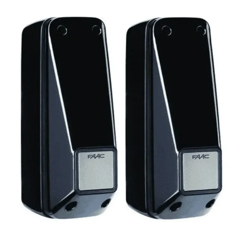 Fotocelda FAAC XP 20D orientable alcance de hasta 20 metros conexión alámbrica y alimentación 24V