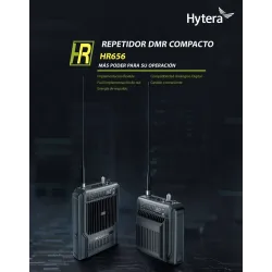 Hytera HR656 25W – Kit Repetidor DMR Portátil VHF/UHF con Batería y Mochila