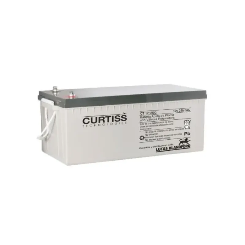 Batería Curtiss CT122500 12V 250Ah AGM|Alta Capacidad y Durabilidad|CEPC Ingeniería