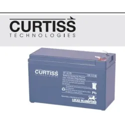 Batería AGM Curtiss CT12700 de 12V y 75Ah.