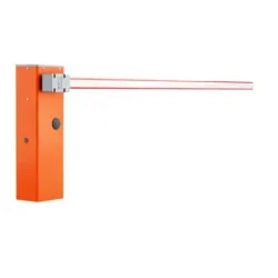 Barrera automática NICE WIDES de 3 a 4 metros motor 24 VDC y brazo de aluminio Panel de control incorporado velocidad regulable 