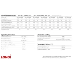 Panel Solar LONGi 645W Hi-MO X10 LR7-72HVH-645M|Apto Costa SEC|CEPC Ingeniería