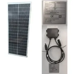 Panel Solar 100W Monocristalino 12V|Compacto y Eficiente|CEPC Ingeniería