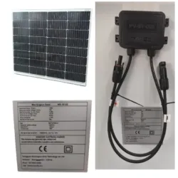 Panel Solar 100W Monocristalino 12V|Compacto 680×760×25 mm|CEPC Ingeniería