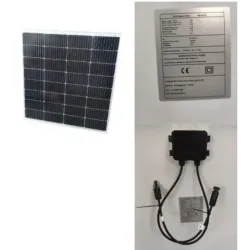Panel Solar 120W Monocristalino 12V|Compacto 800×760×25 mm|CEPC Ingeniería
