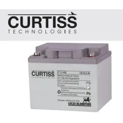 Batería Curtiss CT12440 12V 45Ah AGM|Compacta y Confiable|CEPC Ingeniería