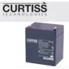Batería AGM Curtiss CT1250 de 12V y 5Ah.